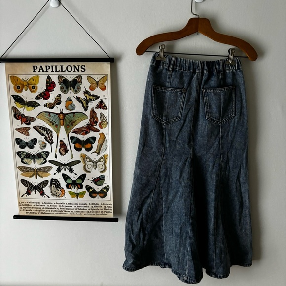 HYFVE • nwot Denim Flare Maxi Skirt - Picture 3 of 8